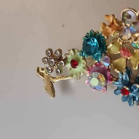 FAIRY GARDEN TREE BROOCH WHIMSY AND BEAUTY - Picture 7 of 9